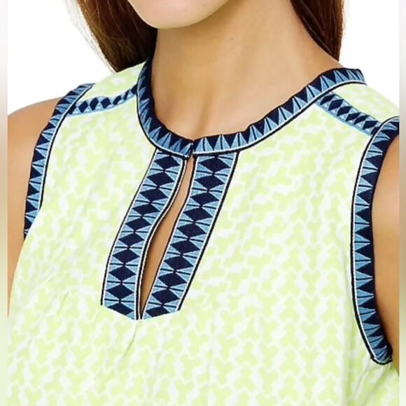 J.Crew Tall Arrow Print Shift Dress Size 2 - Picture 3 of 14